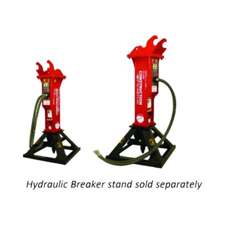 Excavator hydraulic breaker for concrete rock and demolition