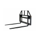 Compact pallet forks for tractor loaders and mini skid steers