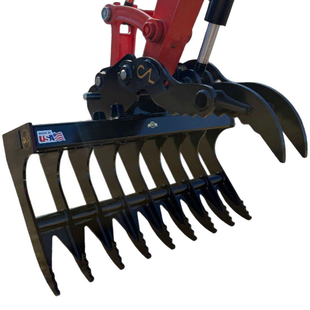 Excavator Rake