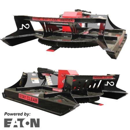 TYRANT skid steer brush cutter for heavy-duty land clearing