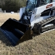 Compact tractor loader 4-in-1 bucket for digging, loading and material handling
