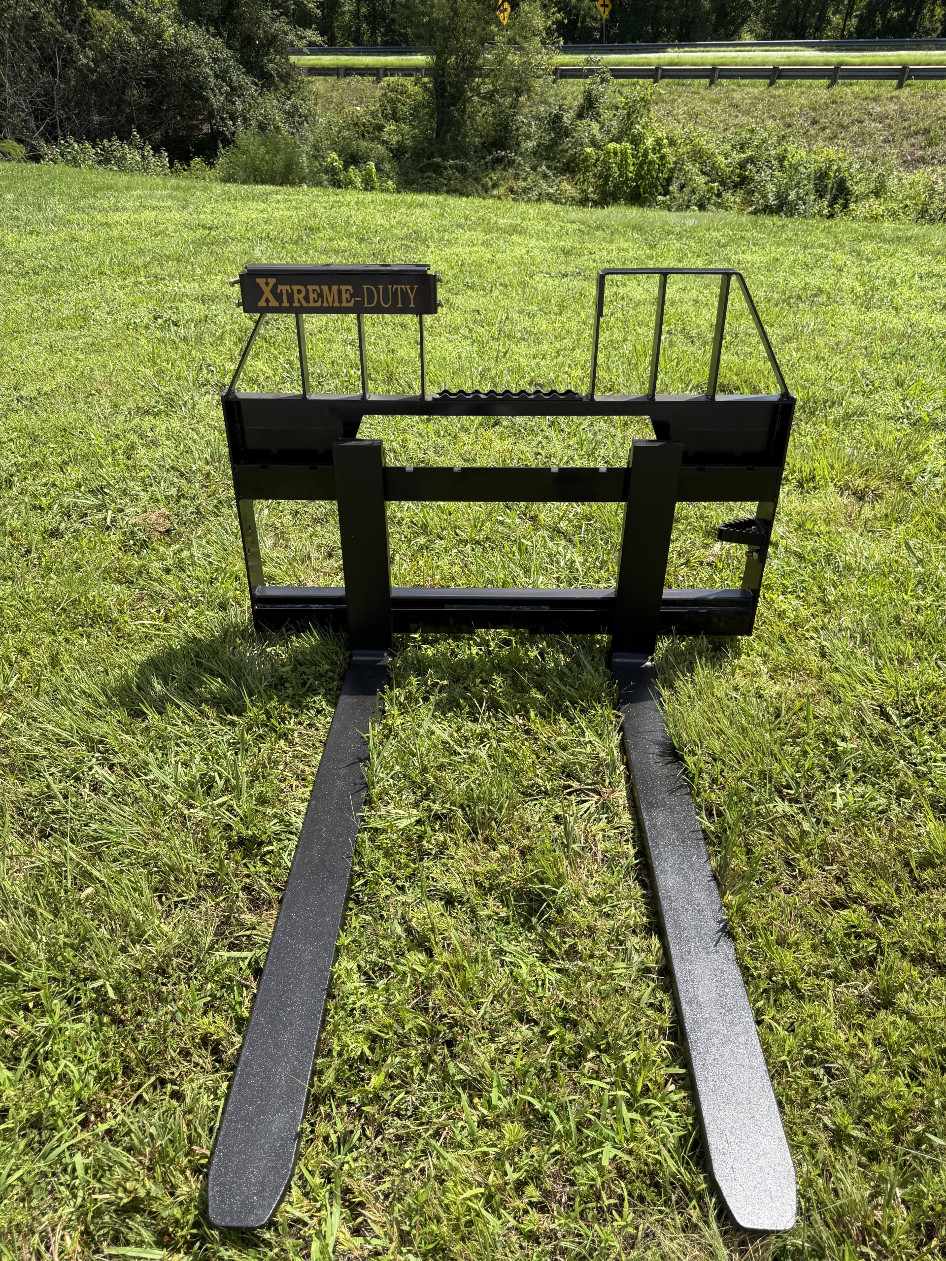 Xtreme Duty walk-through pallet forks for skid steer and compact track loaders